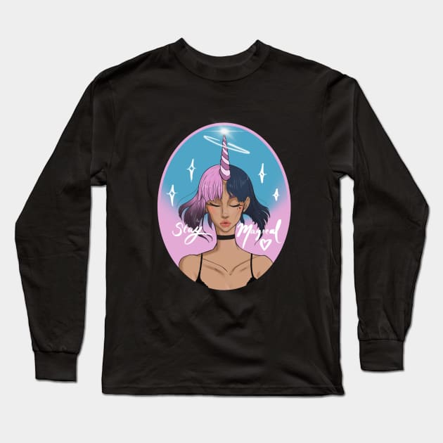 Stay Magical Long Sleeve T-Shirt by TDANART